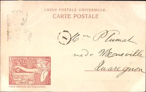 Ak Liège Lüttich, Exposition Universelle 1905, le Pont de Fragnée