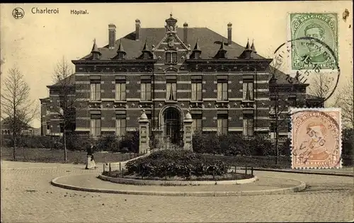 Ak Charleroi Wallonien Hennegau, Hôpital, Krankenhaus