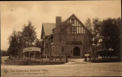 Ak Spa Wallonien Lüttich, Balmoral Hotel
