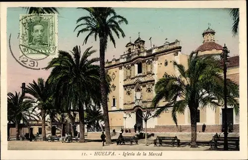 Ak Huelva Andalusien Spanien, Iglesia de la Merced