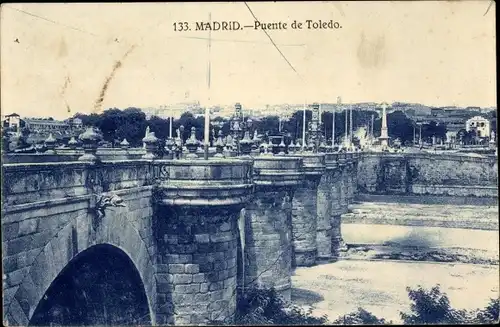 Ak Madrid Spanien, Puerte de Toledo