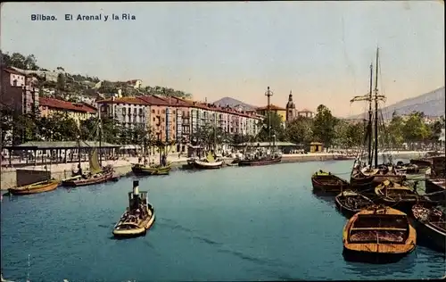 Ak Bilbao Baskenland, El Arenal y la Ria