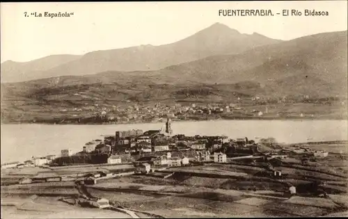 Ak Hondarribia Fuenterrabia Baskenland, El Rio Bidasoa