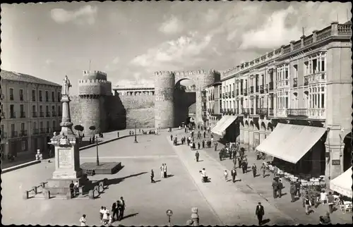 Ak Avila Kastillen und Leon, Plaza de Santa Teresa de Jesus