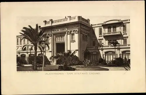 Ak Alexandria Ägypten, San Stefano Casino