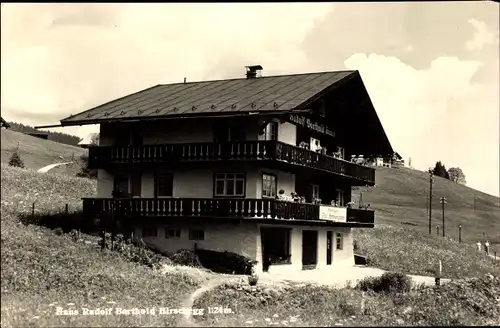 Ak Hirschegg Mittelberg in Vorarlberg, Haus Rudolf Berthold