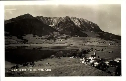 Ak Walchsee in Tirol, mit Kaisergebirge
