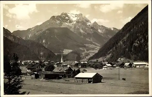 Ak Mayrhofen Tirol, Grünberg, Zillertal, Gebirge, Ort