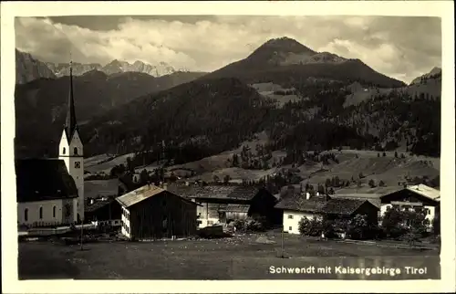 Ak Schwendt am Wilden Kaiser Tirol, Kirche, Kaisergebirge