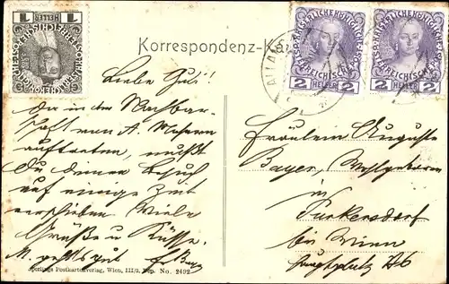 Ak Alland in Niederösterreich, Panorama