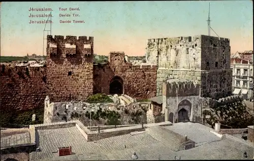 Ak Jerusalem Israel, Tour David, Davidsturm