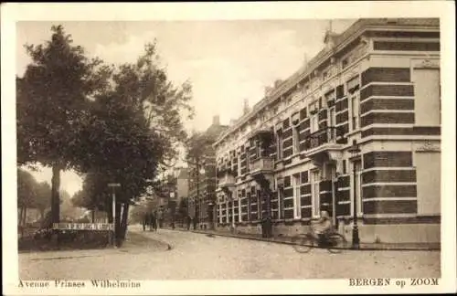 Ak Bergen op Zoom Nordbrabant Niederlande, Avenue Prinses Wilhelmina