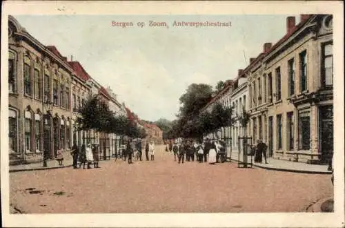 Ak Bergen op Zoom Nordbrabant Niederlande, Antwerpschestraat