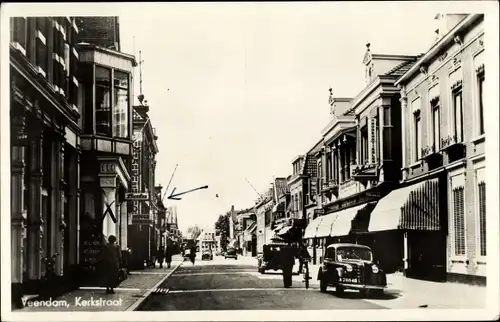 Ak Veendam Groningen Niederlande, Kerkstraat