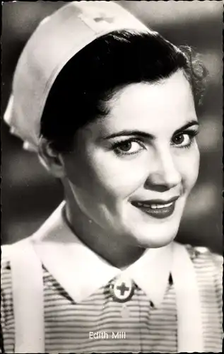 Ak Schauspielerin Edith Mill, Portrait, Zärtliches Geheimnis