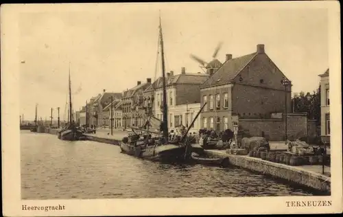 Ak Terneuzen Zeeland Niederlande, Heerengracht