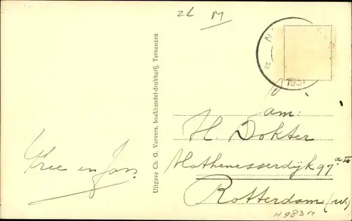 Ak Terneuzen Zeeland Niederlande, Scheldekade, Boote