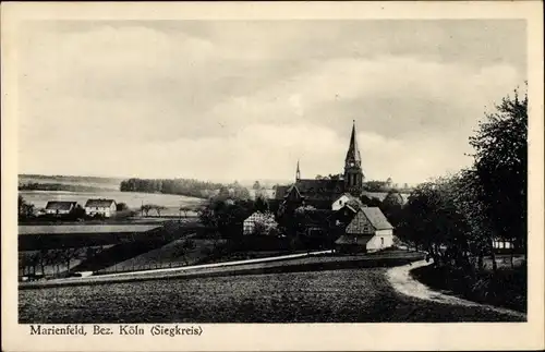 Ak Marienfeld Much Nordrhein Westfalen, Teilansicht, Kirche