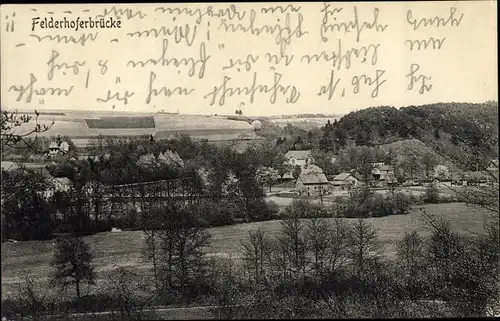 Ak Felderhoferbrücke Bröleck Ruppichteroth Nordrhein Westfalen, Teilansicht