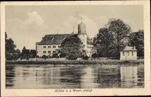 Ak Hehlen im Weserbergland, Schloss