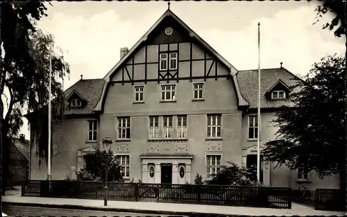 Ak Bergen in der Lüneburger Heide, Rathaus