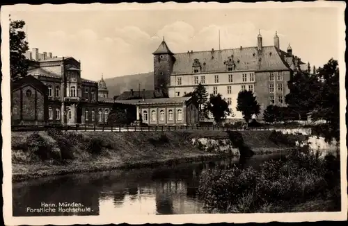 Ak Hann. Münden in Niedersachsen, Forstliche Hochschule