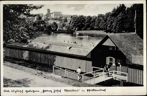 Ak Pfullendorf in Baden, Franz Josef Waldbad