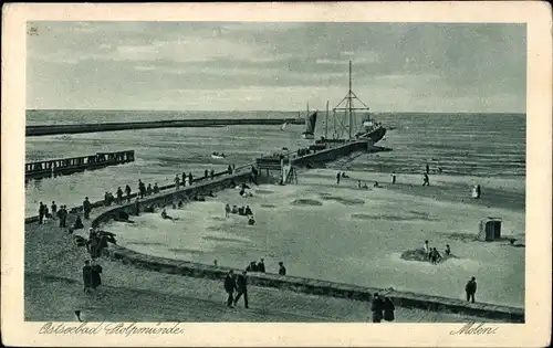 Ak Ustka Stolpmünde Pommern, Molen