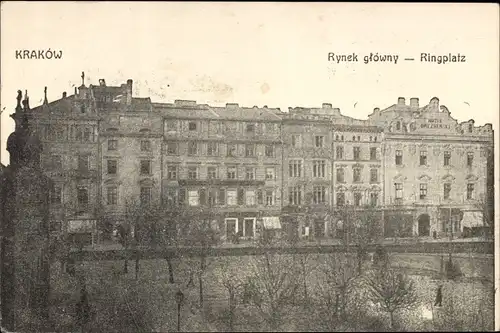 Ak Kraków Krakau Polen, Ringplatz