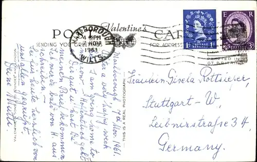 Ak Marlborough Wiltshire England, The Green