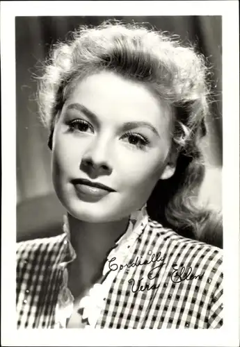 Foto Schauspielerin Vera Ellen, Portrait