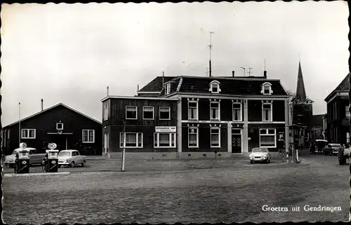 Ak Gendringen Gelderland, Hotel te Pas, Tankstelle, Grotestraat 1