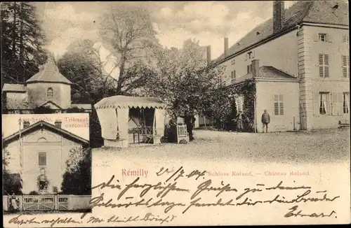 Ak Rémilly Remelach Lothringen Moselle, Schloss Roland, Chateau Roland