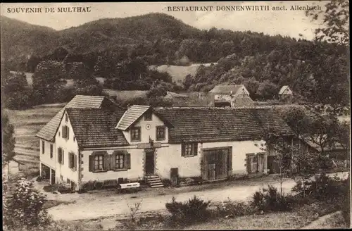 Ak Lothringen Moselle, Restaurant Donnenwirth