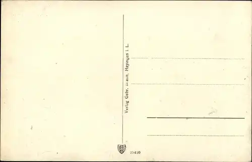 Ak Hayange Hayingen Lothringen Moselle, Ortsansicht, Schornstein