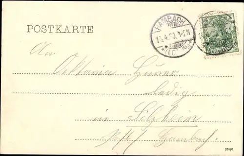 Ak Saaralbe Dep Lothringen Moselle, Johannesstraße