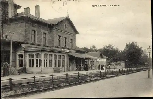 Ak Morhange Mörchingen Lothringen Moselle, La Gare