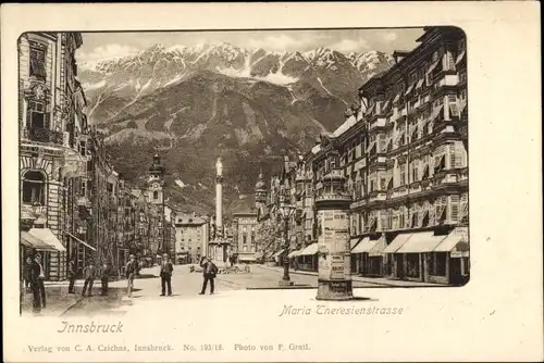 Ak Innsbruck in Tirol, Maria-Theresien-Straße