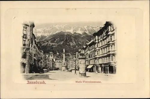 Ak Innsbruck in Tirol, Maria-Theresien-Straße