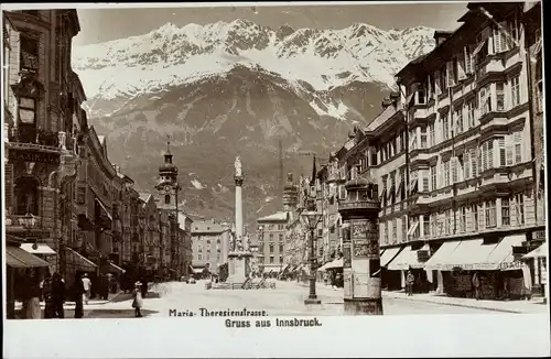 Ak Innsbruck in Tirol, Maria-Theresien-Straße