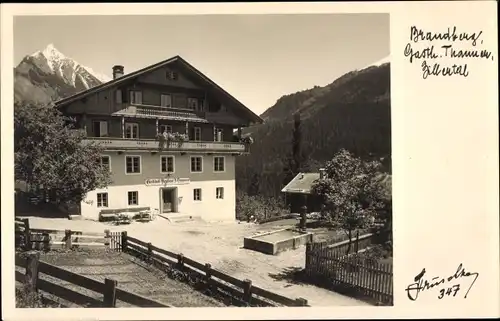 Ak Brandberg im Zillertal in Tirol, Gasthof Thanner