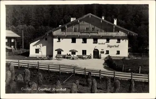 Ak Gerlos im Zillertal Tirol, Gasthof Jägerhof