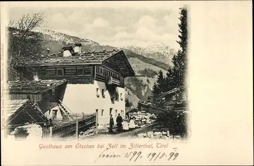 Ak Zell am Ziller in Tirol, Gasthaus zum Ötschen
