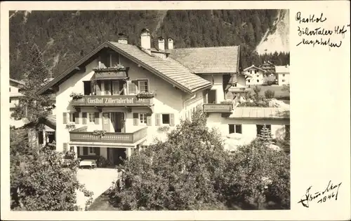 Ak Mayrhofen im Zillertal Tirol, Gasthof Zillertaler Hof
