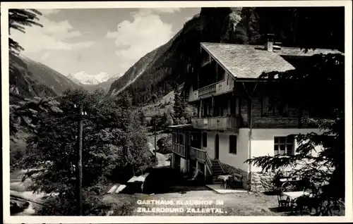 Ak Zillertal Tirol, Partie am Klaushof im Zillergrund