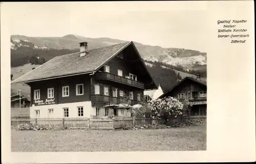 Ak Lanersbach Tux im Zillertal in Tirol, Gasthof Kapetter