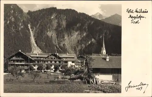 Ak Mayrhofen im Zillertal Tirol, Hotel Neuhaus