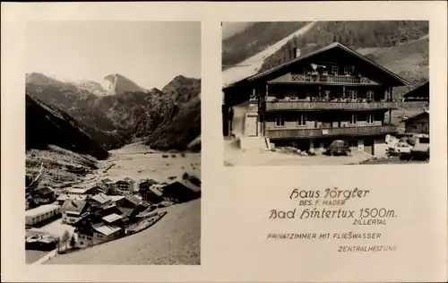 Ak Bad Hintertux Tirol, Haus Jörgler