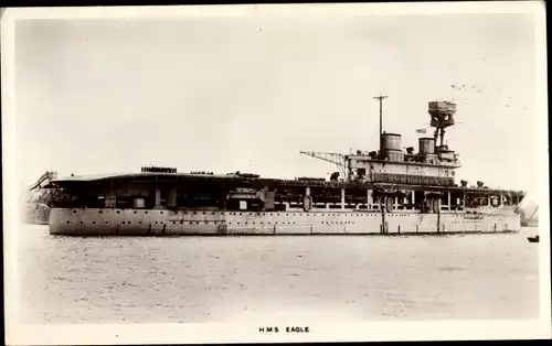 Ak Britisches Kriegsschiff, HMS Eagle, Flugzeugträger