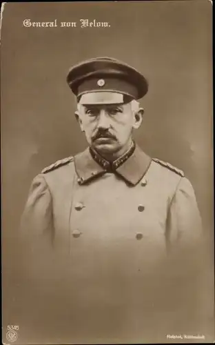 Ak General Otto von Below, Feldgrau, Portrait